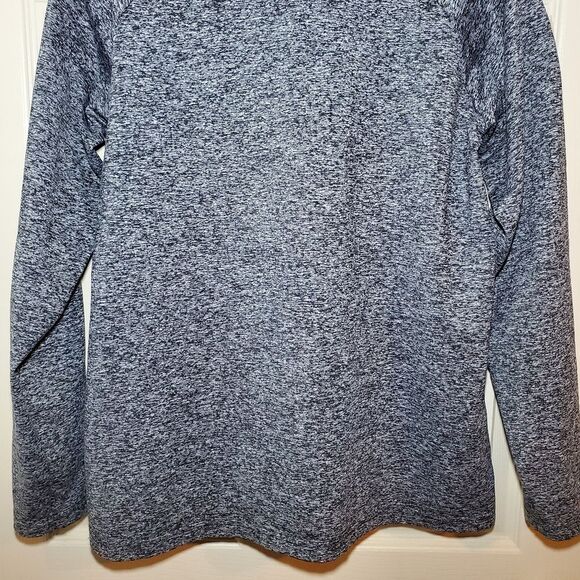 Columbia Kids Heathered Gray Quarter-Zip Pullover Size M - Picture 8 of 10